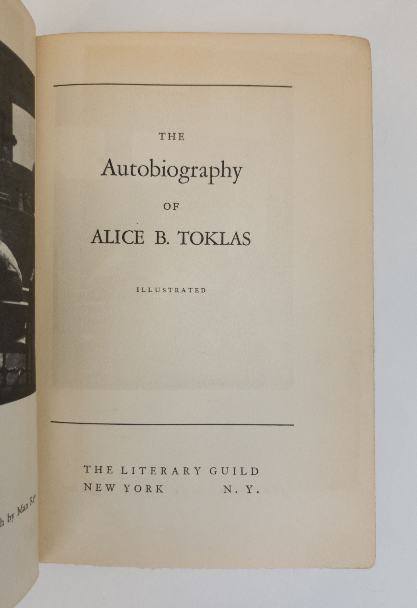 THE AUTOBIOGRAPHY OF ALICE B. TOKLAS Signed by Stein and Toklas | Gertrude  Stein | First Edition, First Printing