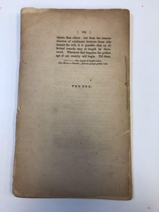 A DISSERTATION ON SLAVERY: WITH A PROPOSAL FOR THE GRADUAL ABOLITION OF IT, IN THE STATE OF VIRGINIA