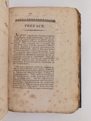 DEBATES AND OTHER PROCEEDINGS OF THE CONVENTION OF VIRGINIA [SIGNED BY MATHEW CAREY]