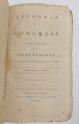 JOURNALS OF CONGRESS [Volumes II - V, VII - IX]