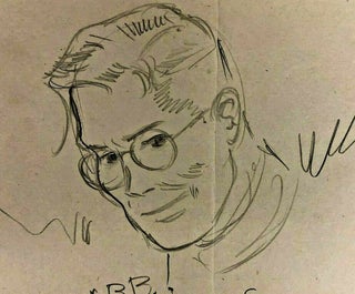 Jay McArdle "Dr. Bobbs" Sketch [Signed and Inscribed]