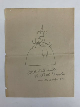 Otto Soglow "Little King" Illustration [Signed and Inscribed]