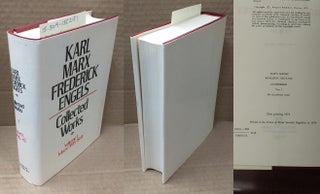 1352151 COLLECTED WORKS. VOLUME 1: KARL MARX, 1835-43. Karl Marx, Friedrich Engels