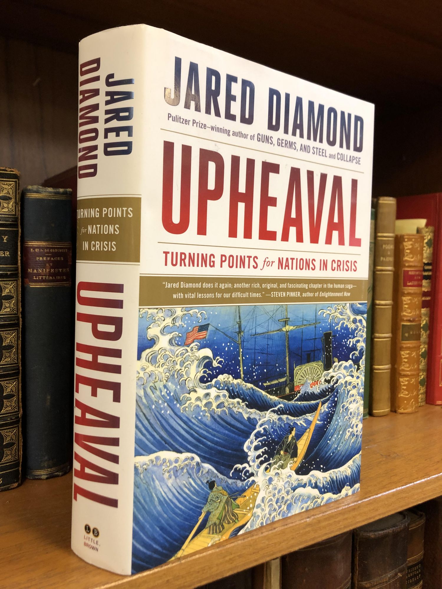CRISIS　IN　First　Diamond　UPHEAVAL:　Edition,　First　Printing　SIGNED　TURNING　NATIONS　FOR　POINTS　Jared