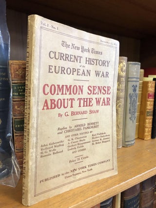 1352565 THE NEW YORK TIMES CURRENT HISTORY OF THE EUROPEAN WAR: VOL. 1--NO. 1