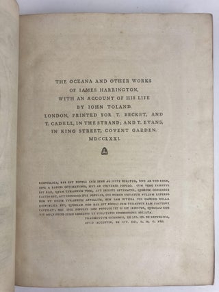 The Oceana and Other Works
