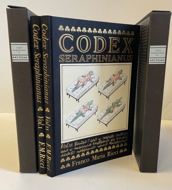 CODEX SERAPHINIANUS TWO VOLUMES SIGNED by Luigi Serafini