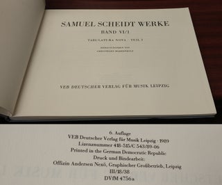 TABULATURA NOVA (SAMUEL SCHEIDT WERKE. BAND VI) [2 VOLUMES ONLY]