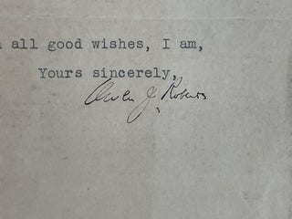 OWEN J. ROBERTS: TYPED LETTER SIGNED, EXPRESSING THANKS FOR CONGRATULATIONS UPON CONFIRMATION