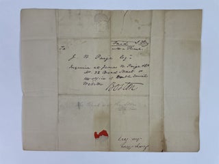 JOSEPH STORY: FOUR SIGNED LETTERS TO JAMES "WILLIAM" PAGE (1827-1840)