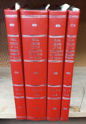 1353527 FINAL RECORD OF THE DIPLOMATIC CONFERENCE OF GENEVA OF 1949 [4 VOLUMES