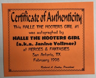 Halle the Hooters Girl Vol.1