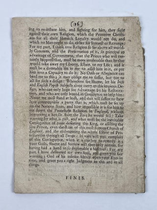 The Pretences of the French Invasion Examined. For the Information of the People of England.