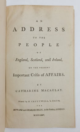 1353593 AN ADDRESS TO THE PEOPLE OF ENGLAND, SCOTLAND, AND IRELAND, ON THE PRESENT IMPORTANT...
