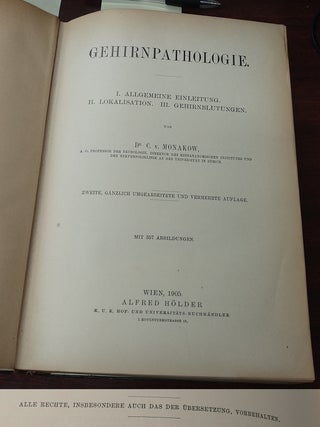 GEHIRNPATHOLOGIE: I. ALLGEMEINE EINLEITUNG. II. LOKALISATION. III. GEHIRNBLUTUNGEN