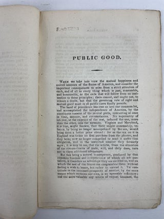 1353677 Public Good, Being an Examination into the Claim of Virginia to the Vacant Western...