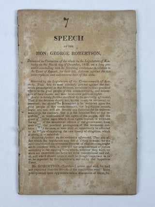 1353681 Speech of the Hon. George Robertson, Delivered in Committee of the Whole in the...
