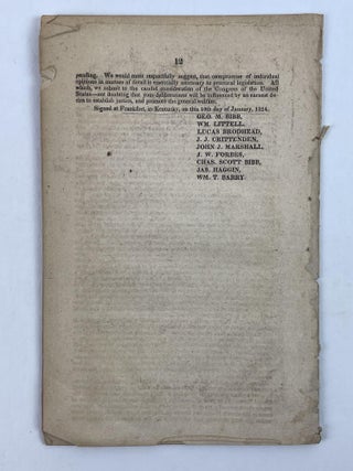 Petition to the Congress of the United States