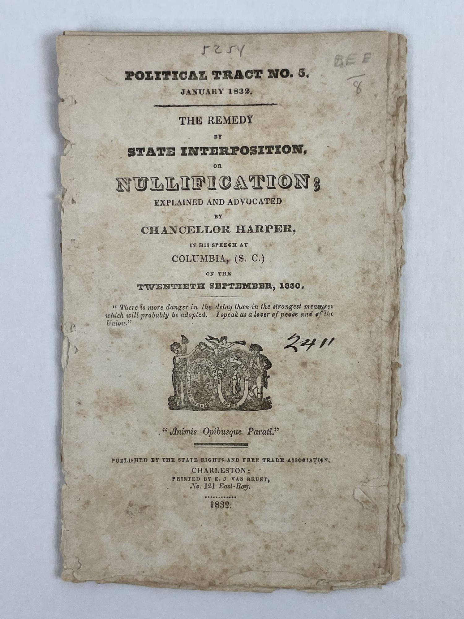 State Inerposition The Remedy by State Interposition, or Nullification; Explained and ...