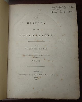 THE HISTORY OF THE ANGLO-SAXONS. VOL. II [ONLY]