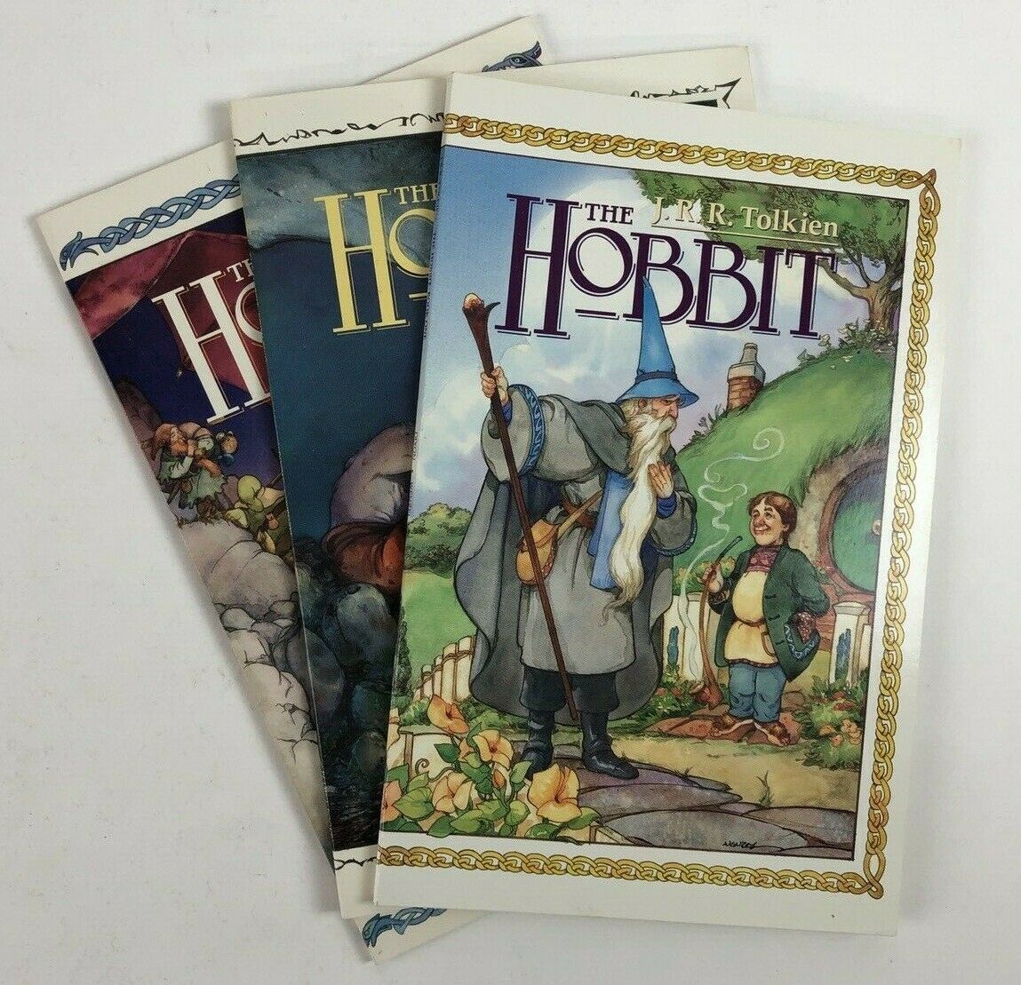 The Hobbit Books One, Two, and Three, J. R. R. Tolkien, Dixon and Wendell,  Dixon