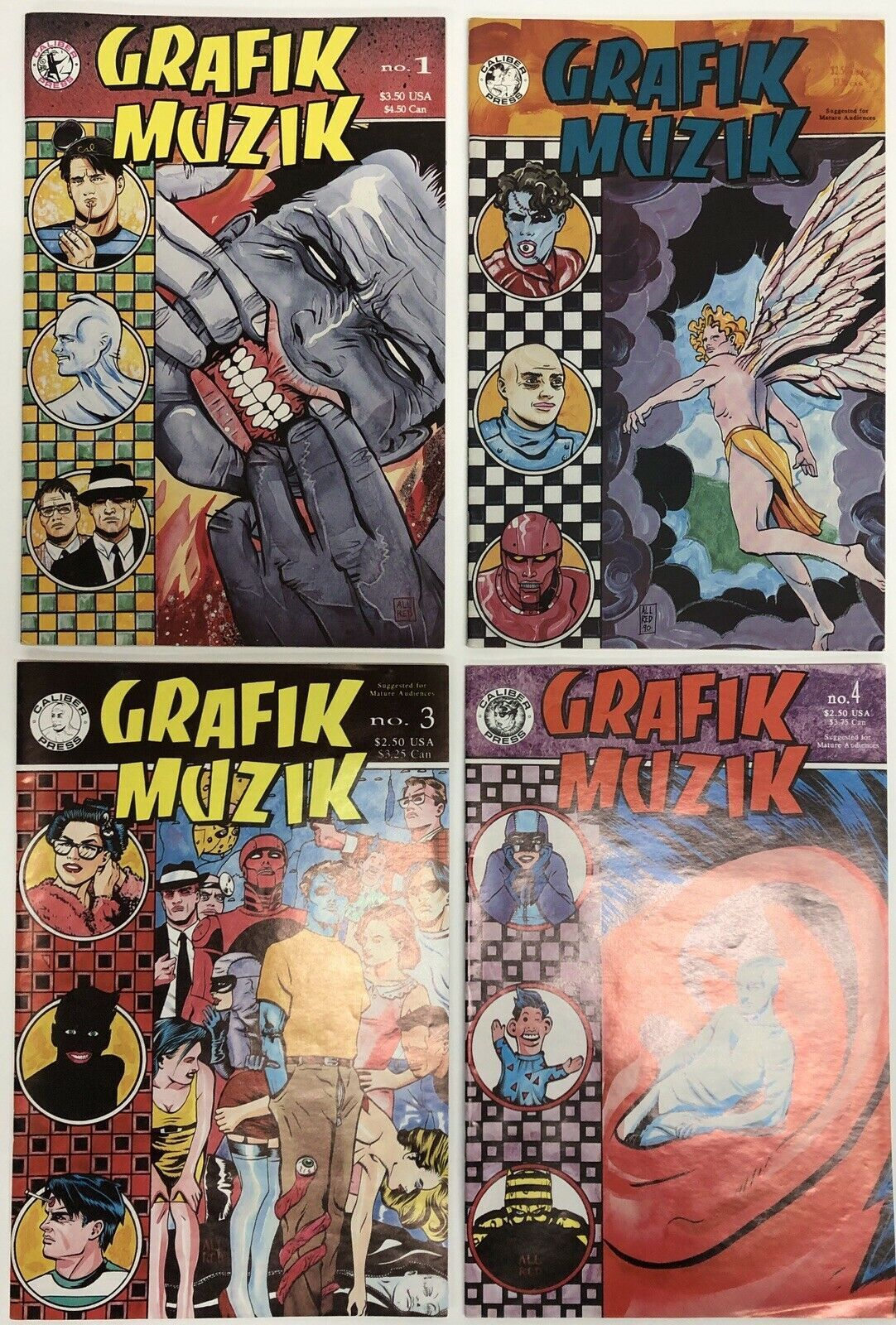 Grafik Muzik No.1-4 | Mike Allred