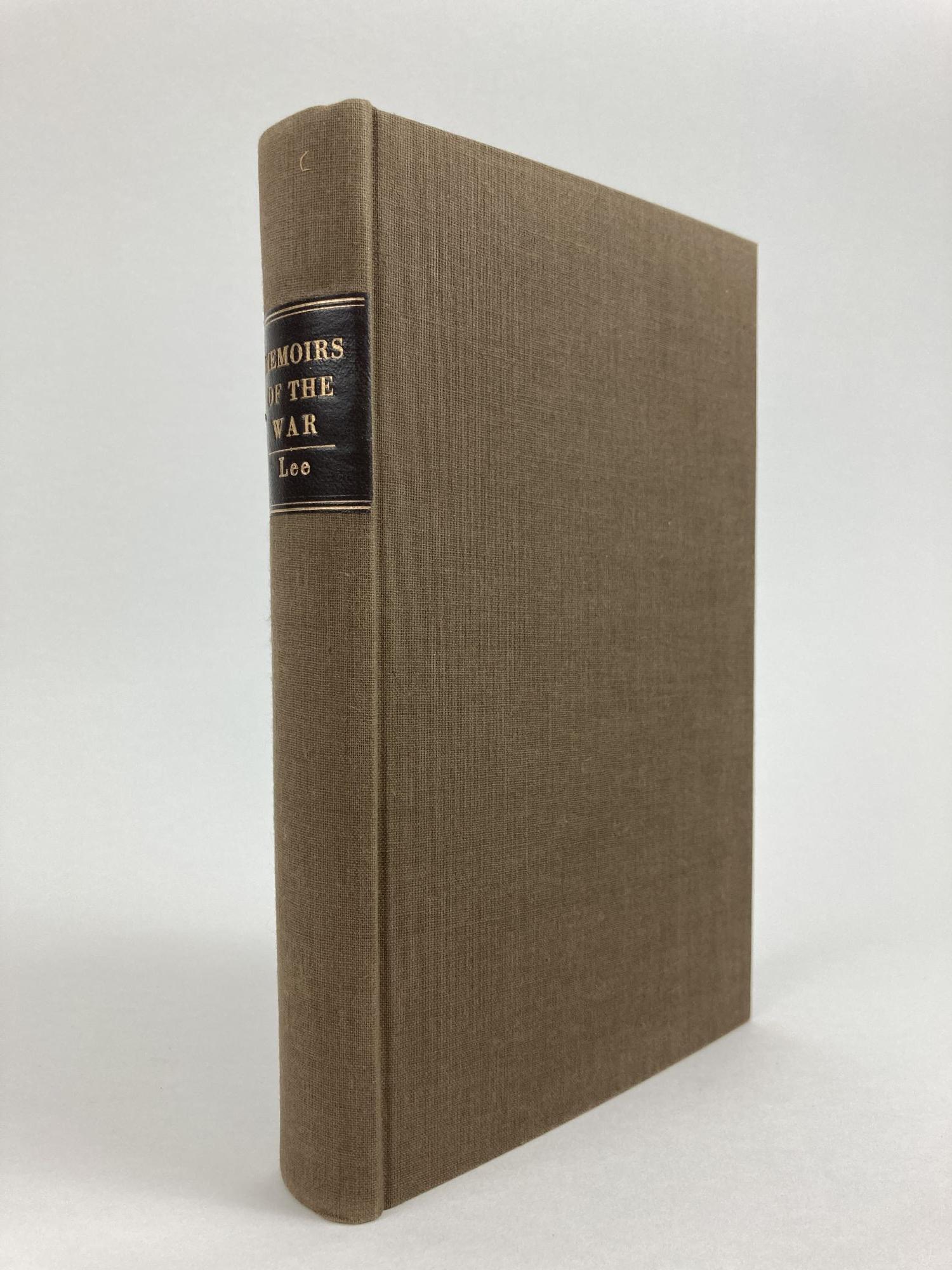 1354347 Memoirs of the War in the Southern Department of the United States. Henry Lee.