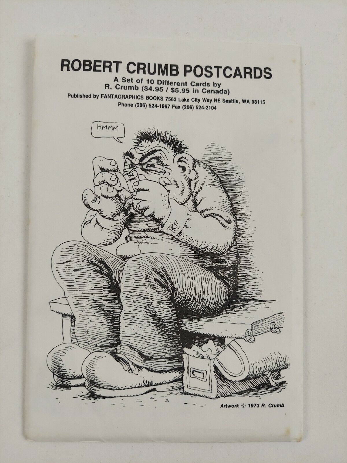 ROBERT CRUMB POSTCARDS SET OF 10 Robert Crumb robert-crumb-postcards-set-of-10-robert-crumb