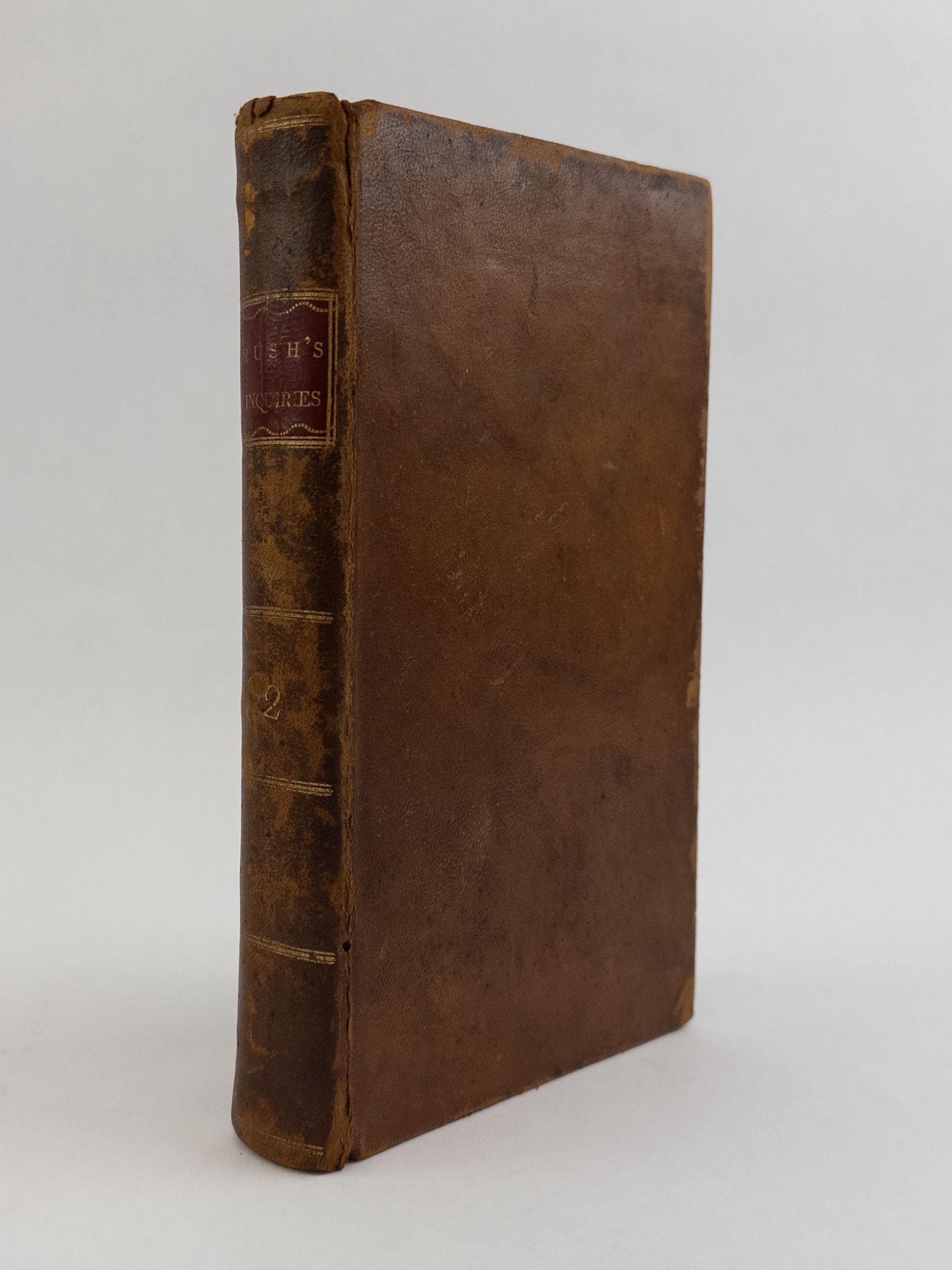 1354706 MEDICAL INQUIRIES AND OBSERVATIONS [Volume Two Only]. Benjamin Rush.