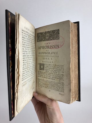 THE APHORISMS OF HIPPOCRATES, AND THE SENTENCES OF CELSUS, WITH EXPLANATIONS AND REFERENCES TO THE MOST CONSIDERABLE WRITERS IN PHYSICK AND PHILOSOPHY, BOTH ANCIENT AND MODERN. TO WHICH ARE ADDED, APHORISMS UPON SEVERAL DISTEMPERS, NOT WELL DISTINGUISHED BY THE ANCIENTS.