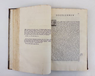 OPERE FISICO-MEDICHE STAMPATE E MANOSCRITTE DEL KAVALIER ANTONIO VALLISNERI RACCOLTE DA ANTONIO SUI FIGLIUOLO, CORREDATE D'UNA PREFAZIONE IN GENERE SOPRA TUTTE, E D'UNA IN PARTICOLARE SOPRA IL VOCABOLARIO DELLA STORIA NATURALE.