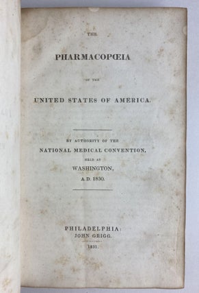 THE PHARMACOPOEIA OF THE UNITED STATES OF AMERICA