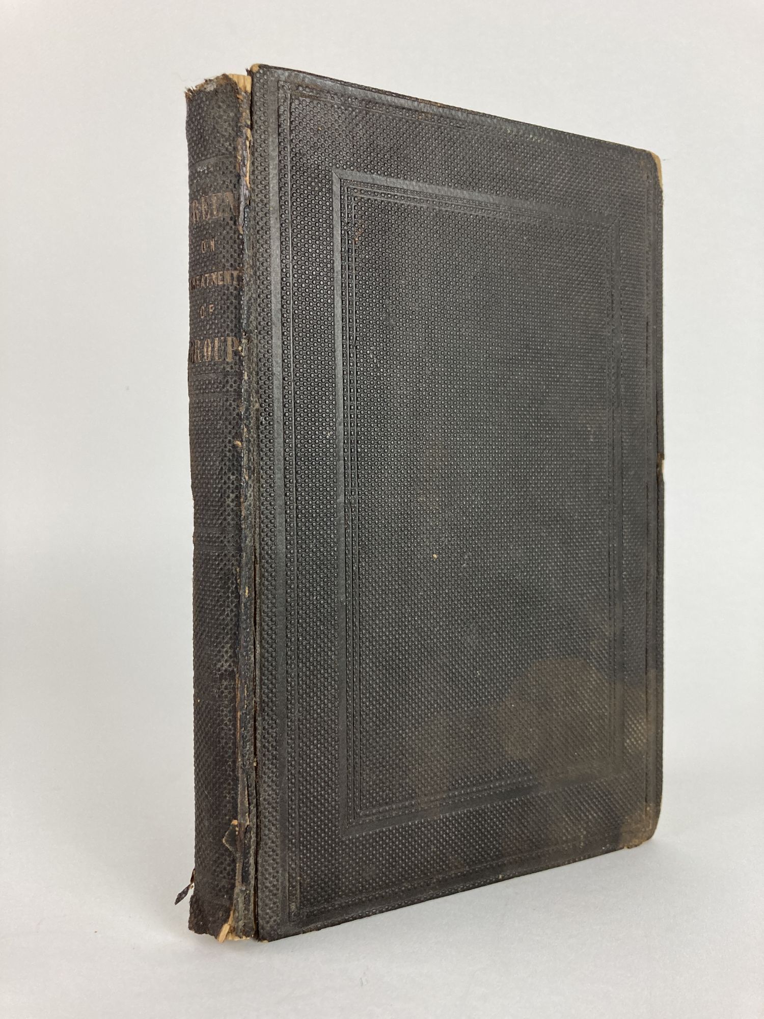 1355274 OBSERVATIONS ON THE PATHOLOGY OF CROUP: WITH REMARKS ON ITS TREATMENT BY TOPICAL MEDICATIONS. Horace Green.