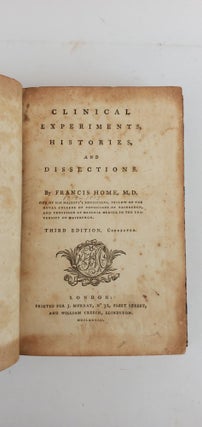 CLINICAL EXPERIMENTS, HISTORIES, AND DISSECTIONS