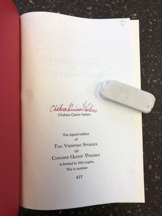 THE VAMPIRE STORIES OF CHELSEA QUINN YARBRO [SIGNED]