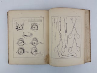 A CONDENSATION OF MATTER UPON THE ANATOMY, SURGICAL OPERATIONS AND TREATMENT OF DISEASES OF THE EYE, TOGETHER WITH REMARKS EMBELLISHED WITH TWELVE LITHOGRAPHIC PLATES, ILLUSTRATIVE OF THE ANATOMY, OPERATIONS, AND MORBID APPEARANCE