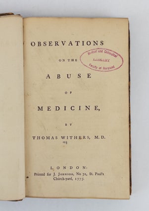 OBSERVATIONS ON THE ABUSE OF MEDICINE