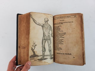 THE ANATOMY OF HUMANE BODIES EPITOMIZED WHEREIN ALL THE PARTS OF MAN'S BODY, WITH THEIR ACTIONS AND USES, ARE SUCCINCTLY DESCRIBED, ACCORDING TO THE NEWEST DOCTRINE OF THE MOST ACCURATE AND LEARNED MODERN ANATOMISTS