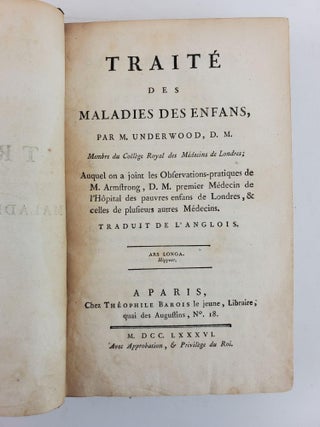 TRAITE DES MALADIES DES ENFANS