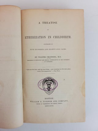 A TREATISE ON ETHERIZATION IN CHILDBIRTH