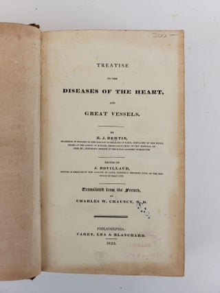 TREATISE ON THE DISEASES OF THE HEART, AND GREAT VESSELS