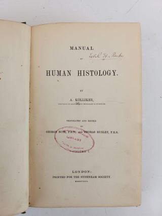 MANUAL OF HUMAN HISTIOLOGY