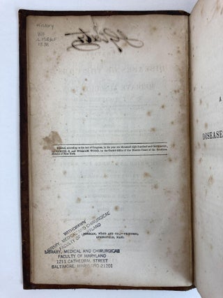 A TREATISE ON THE DISEASES OF THE CHEST, AND ON MEDIATE AUSCULTATION, TRANSLATED FROM THE THIRD FRENCH EDITION, WITH COPIOUS NOTES, A SKETCH OF THE AUTHOR'S LIFE, AND AN EXTENSIVE BIBLIOGRAPHY OF THE DIFFERENT DISEASES BY JOHN FORBES TO WHICH ARE ADDED THE NOTES OF PROFESSOR ANDRAL, CONTAINED IN THE FOURTH AND LATEST FRENCH EDITION, TRANSLATED AND ACCOMPANIED WITH OBSERVATIONS ON CEREBRAL AUSCULTATION. WITH PLATES