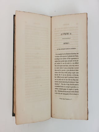 ELEMENTS OF THE ETIOLOGY AND PHILOSOPHY OF EPIDEMICS, IN TWO PARTS