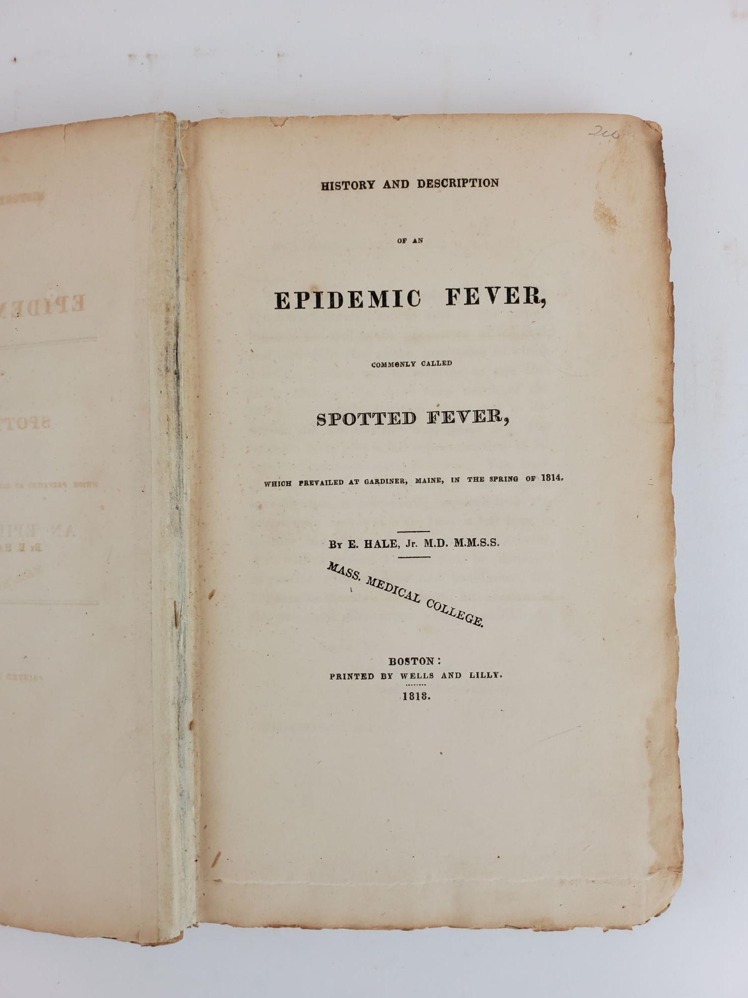 Fever Histroy Racgp HISTORY AND DESCRIPTION OF AN EPIDEMIC FEVER, COMMONLY CALLED SPOTTED ...