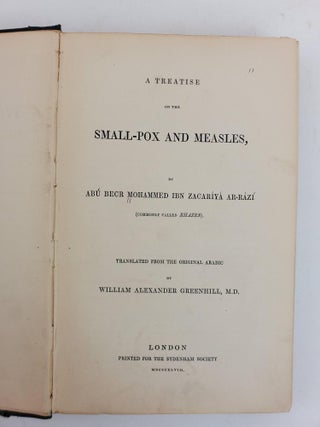 A TREATISE ON THE SMALL-POX AND MEASLES