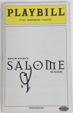 1357163 Ethel Barrymore Theatre "Salome" Playbill Signed by Al Pacino COA