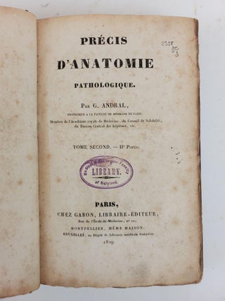 PRECIS D'ANATOMIE PATHOLOGIQUE