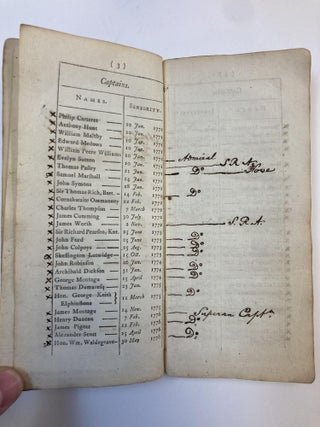 A LIST OF THE FLAG-OFFICERS OF HIS MAJESTY'S FLEET: WITH THE DATES OF THEIR FIRST COMMISSIONS, AS ADMIRALS, VICE-ADMIRALS, REAR ADMIRALS, AND CAPTAINS.