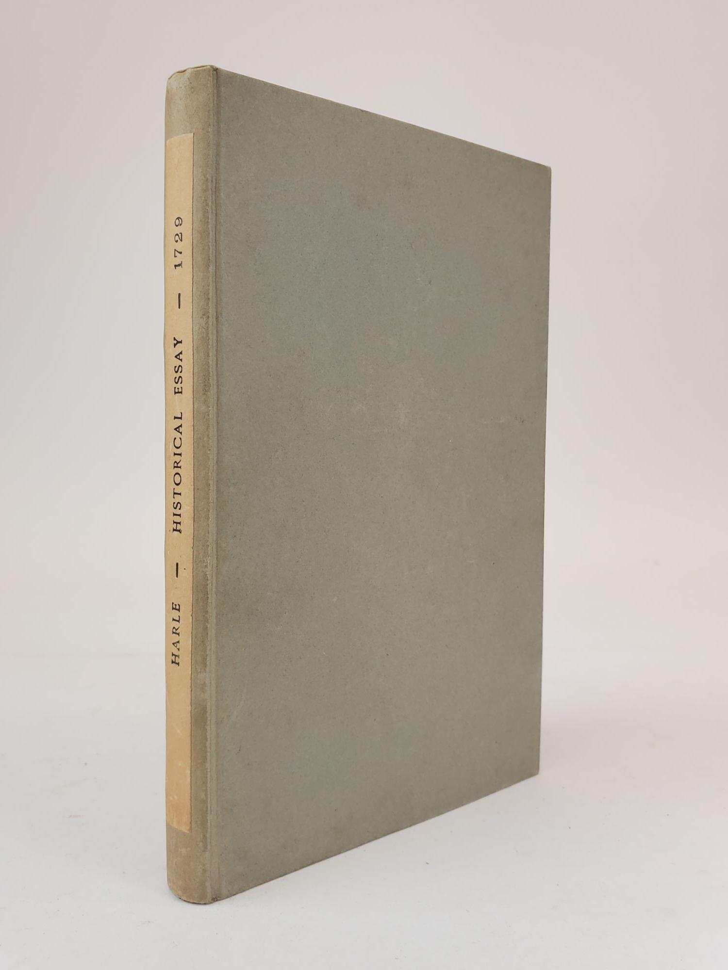 1357510 AN HISTORICAL ESSAY ON THE STATE OF PHYSICK IN THE OLD AND NEW TESTAMENT, AND THE APOCRYPHAL INTERVAL: WITH A PARTICULAR ACCOUNT OF THE CASES MENTIONED IN SCRIPTURE, AND OBSERVATIONS UPON THEM. Jonathan Harle.